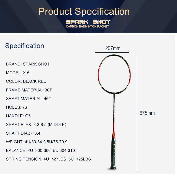 Rakieta Badminton o wysokim module z wałem 6,4 mm: moc i precyzja w każdym huśtawce